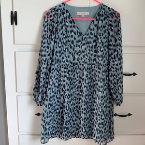 Loft Leopard Print Dress